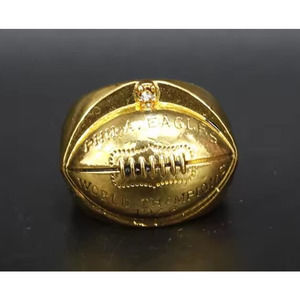 Philadelphia Eagles Championship Ring 1948‎ Mens Size 11 Super Bowl Fan E…